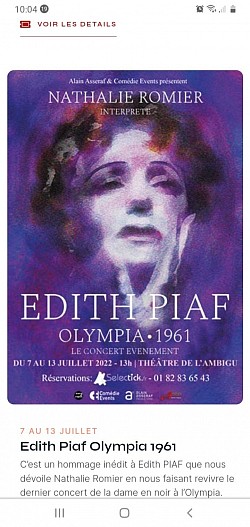 PIAF OLYMPIA 1961