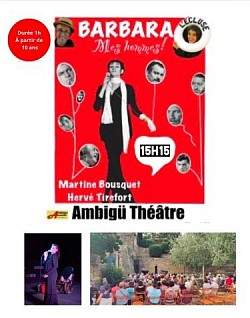 Barbara mes hommes ! 15h15 les JOURS IMPAIRS !