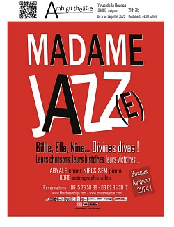 Madame jazz(e) à 21h35 ! Relâches les dimanches !