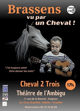 Brassens vu par un cheval